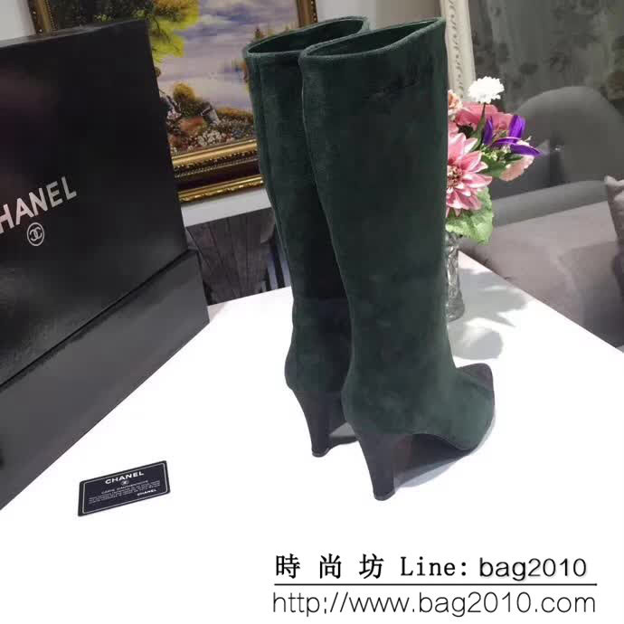 CHANEL香奈兒 2018秋冬新品系列 878 推薦款 香奈兒雙色靴 QZS1919